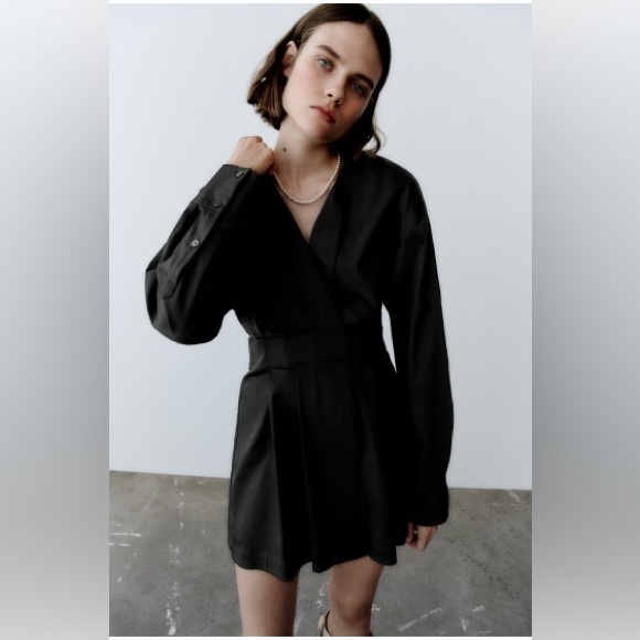 box pleat dress zara Zara | Dresses | Zara Box Pleat Poplin Dress